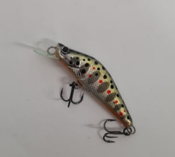 Wobbler PAN handmade, for river trout 55mm sinking