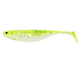 Soft lure Westin ShadTeez Hollow 8cm 4g Sparkling Chartreuse Box 1pc
